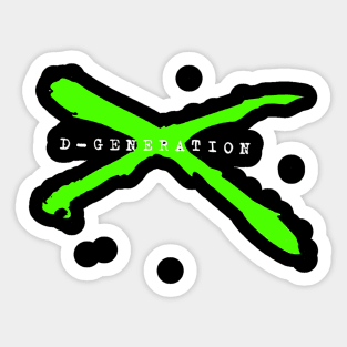 Degeneration X Sticker